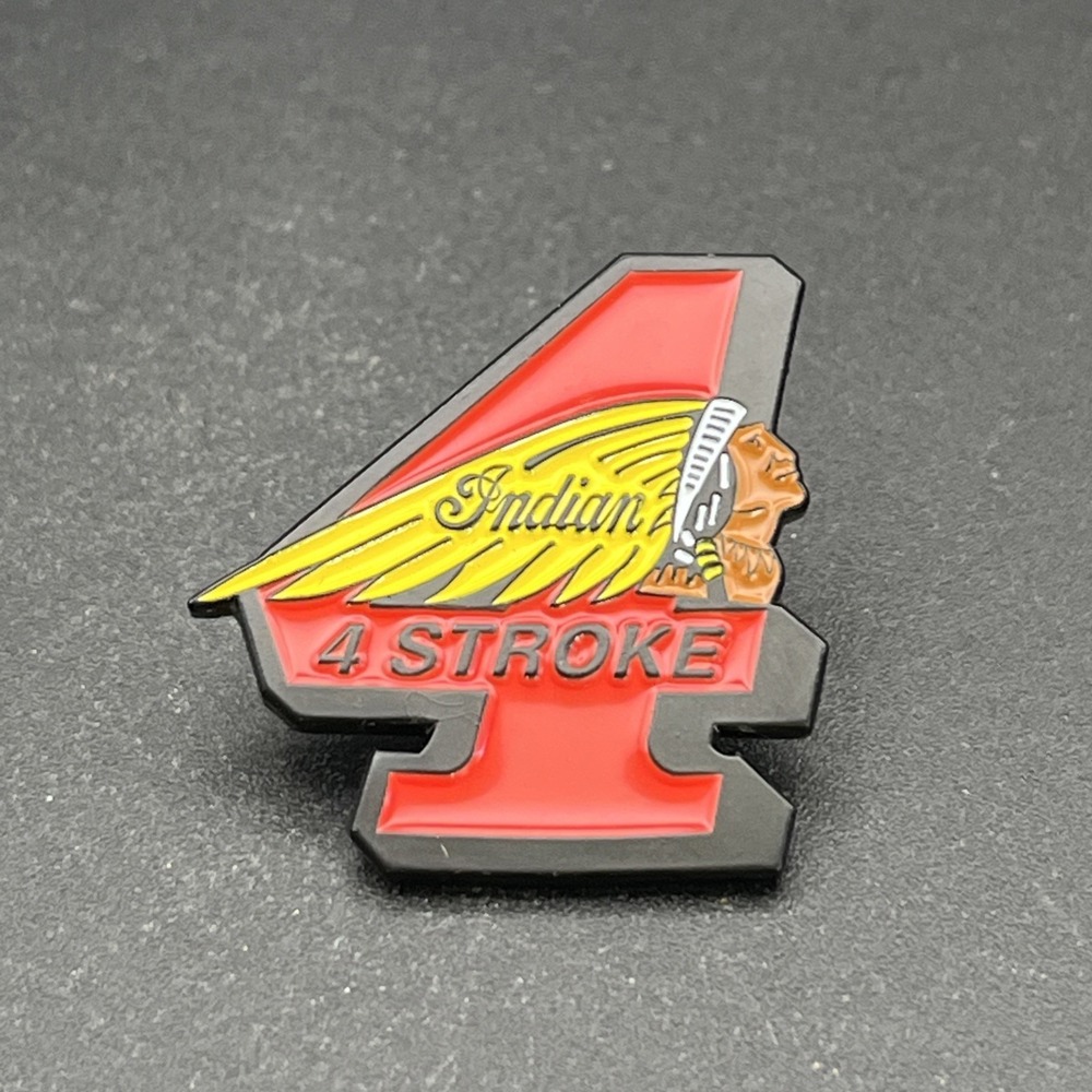 Indian 4 Stroke Motorcycles Lapel Hat‎ Pin